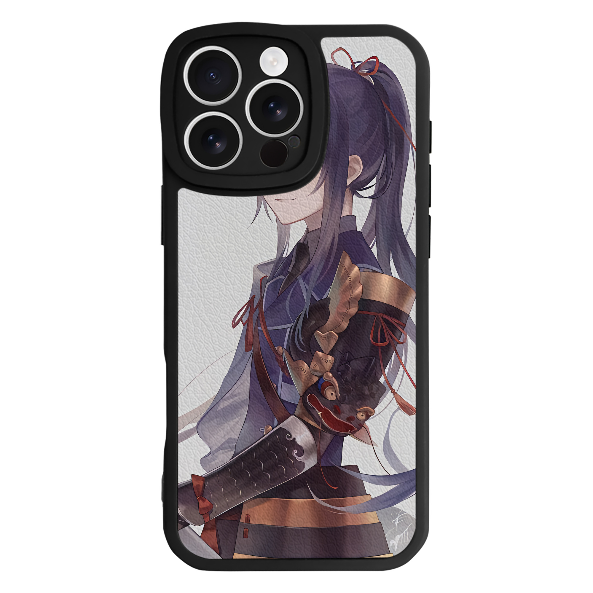 （画像用） 刀剣乱舞 Touken Ranbu 【iPhone 16シリーズ対応】シリコンスマホケース（レザー調） 材質：シリコン